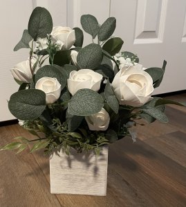 White floral arrangement